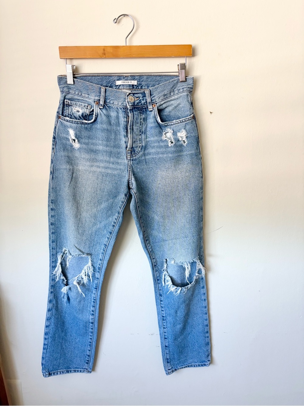 Forever 21 Light Blue Denim Jeans